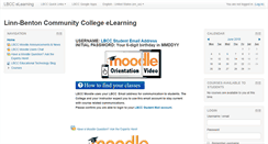 Desktop Screenshot of elearning.linnbenton.edu